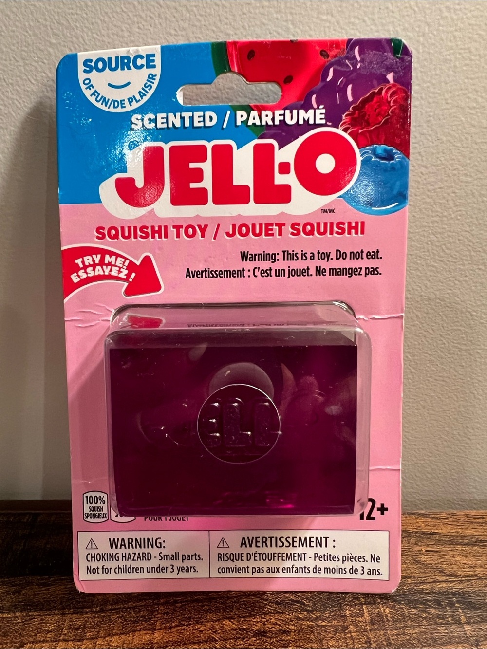 Rare! JELL-O Scented Squishi Toy - Purple